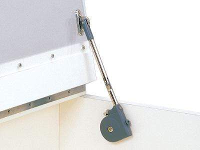 Soft-Down Flap Door Lid Stay - 25/32" Inch Doors - 105° Opening - Umber - Sold Individually