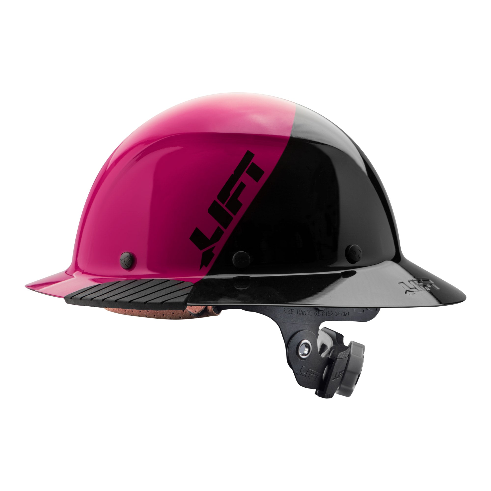 LIFT Safety HDF50-21PK DAX Fifty 50 Full Brim Hard Hat - Pink