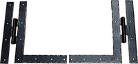HL Hinges, 9 Inch, Hand-forged,for Gates and Doors - Sold in Pairs