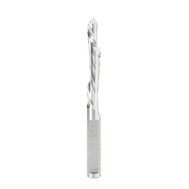 Amana Tool HSS1707 High Speed Steel (HSS) 32° HelixSingle Flute 1/2 D x 2-1/2 CH x 1/2 SHK x 5-1/2 Inch Long Down-Cut Door Bit for RUVO / NORFIELDDoor Machines