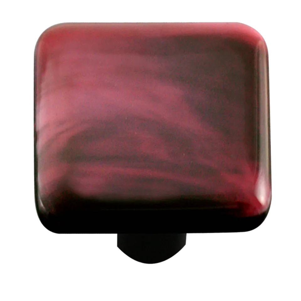 Swirl Collection Dark Cranberry Knob