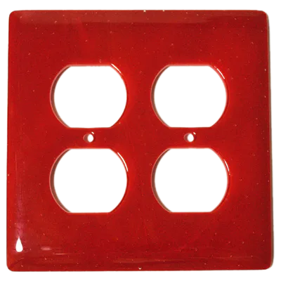 Brick Red 2 Gang Switchplate