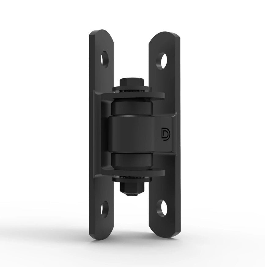 Heavy Duty Bolt-On Badass Gate Hinge - Steel - Up To 1000 Lbs - Black Powder Coat Finish - Sold Individually