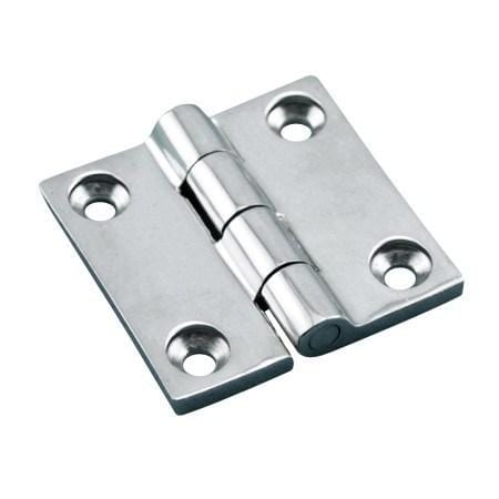 Stainless Steel Marine Heavy Duty Butt Hinges 1.5" Square Or 2" Square - Sold Individually