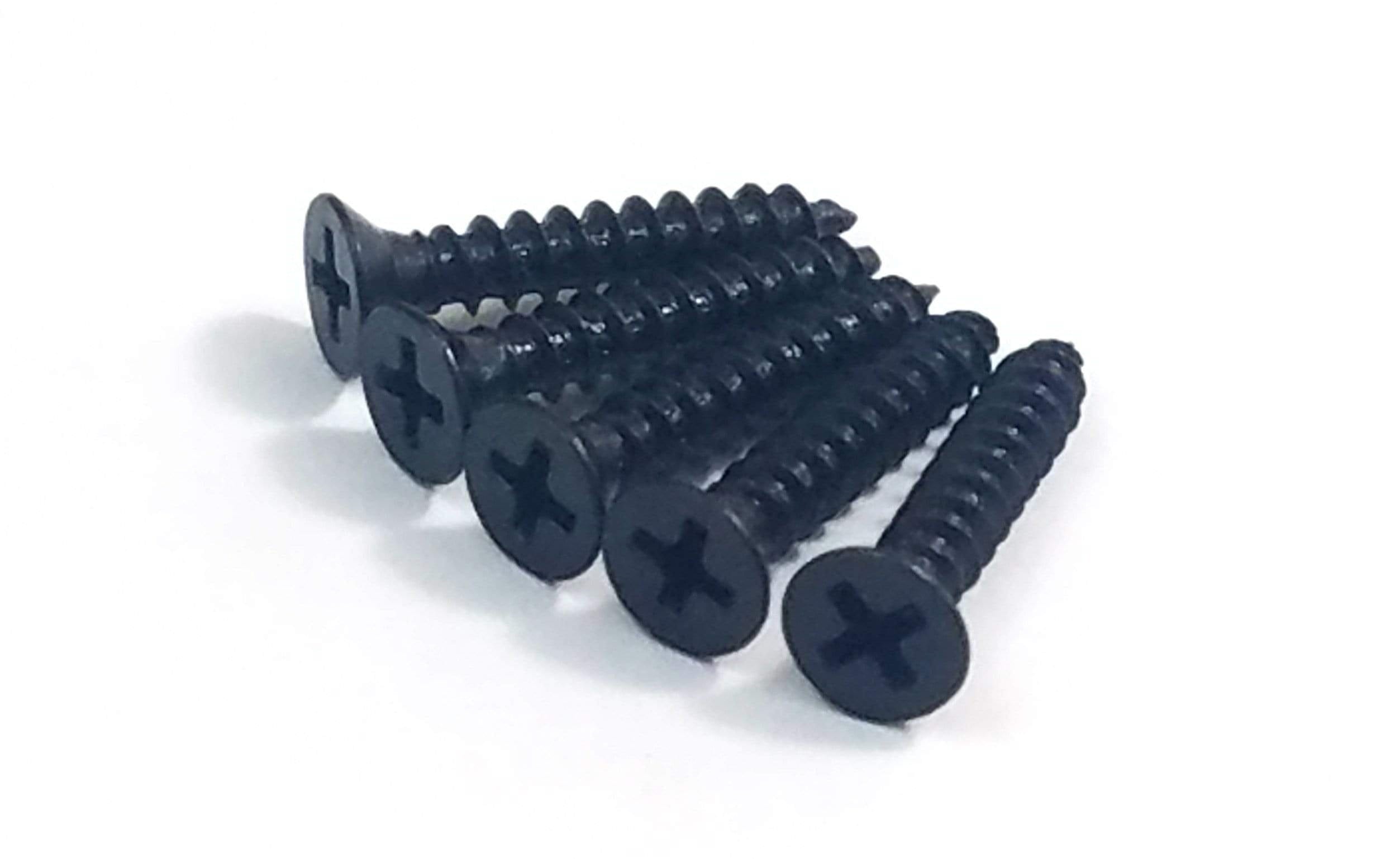 Door Hinge Wood Screws - Oil Rubbed Bronze - #9 X 1" Inch