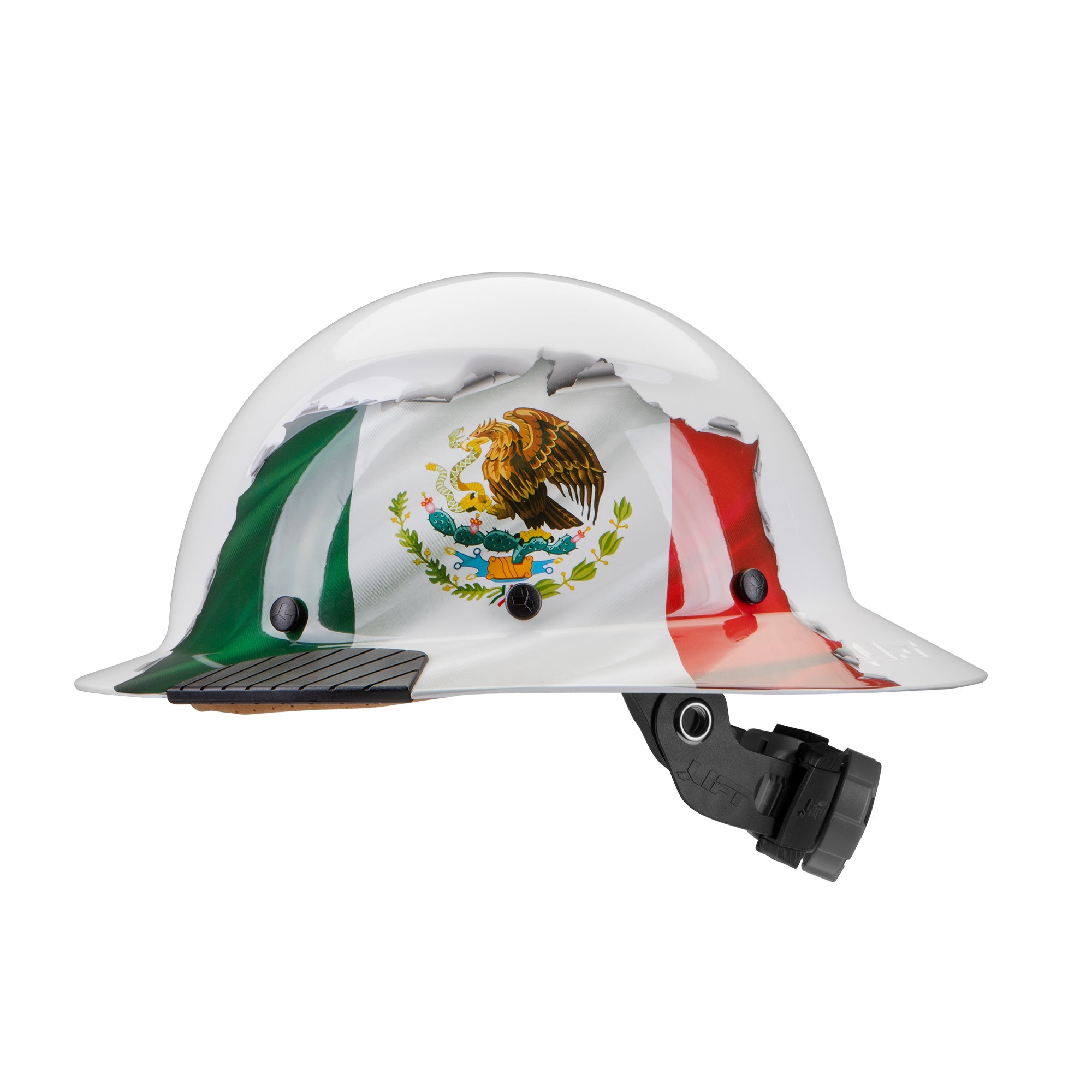 LIFT Safety HDF-25MF DAX Mexican Flag Full Brim Hard Hat