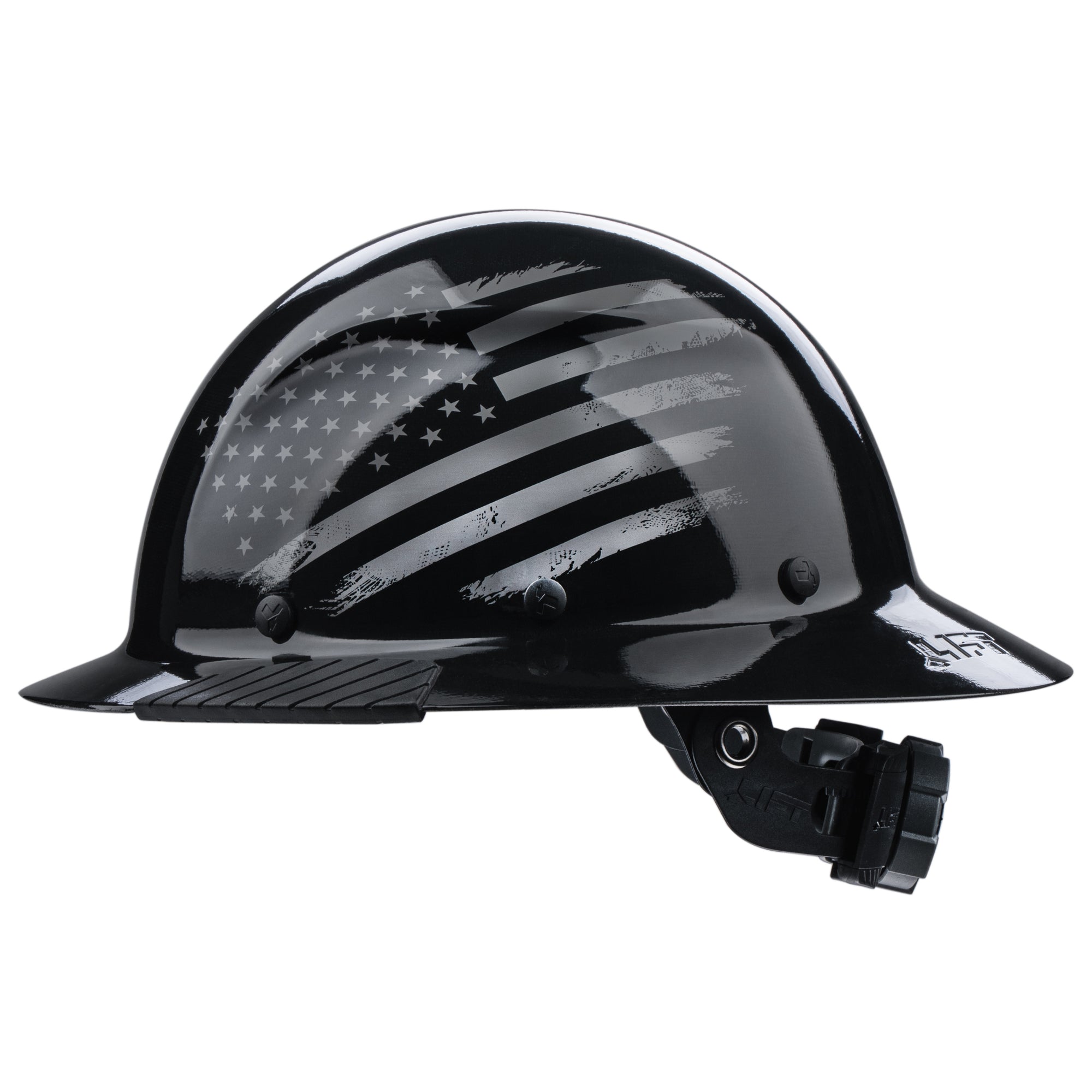 LIFT Safety HDF-25PRG DAX Patriot Full Brim Hard Hat - Gloss