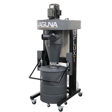 Laguna MDCDF15510 D|Flux:1 Cyclone Dust Collector 1.5HP 110V 30-Micron Canister Filter