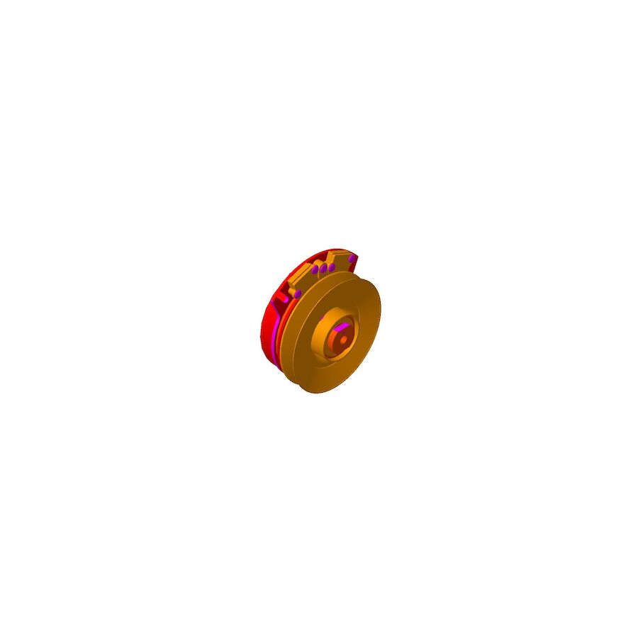 Toro OEM 117-1252 PTO Clutch Fits Late 48", 54", 60" TITAN ZX Models.