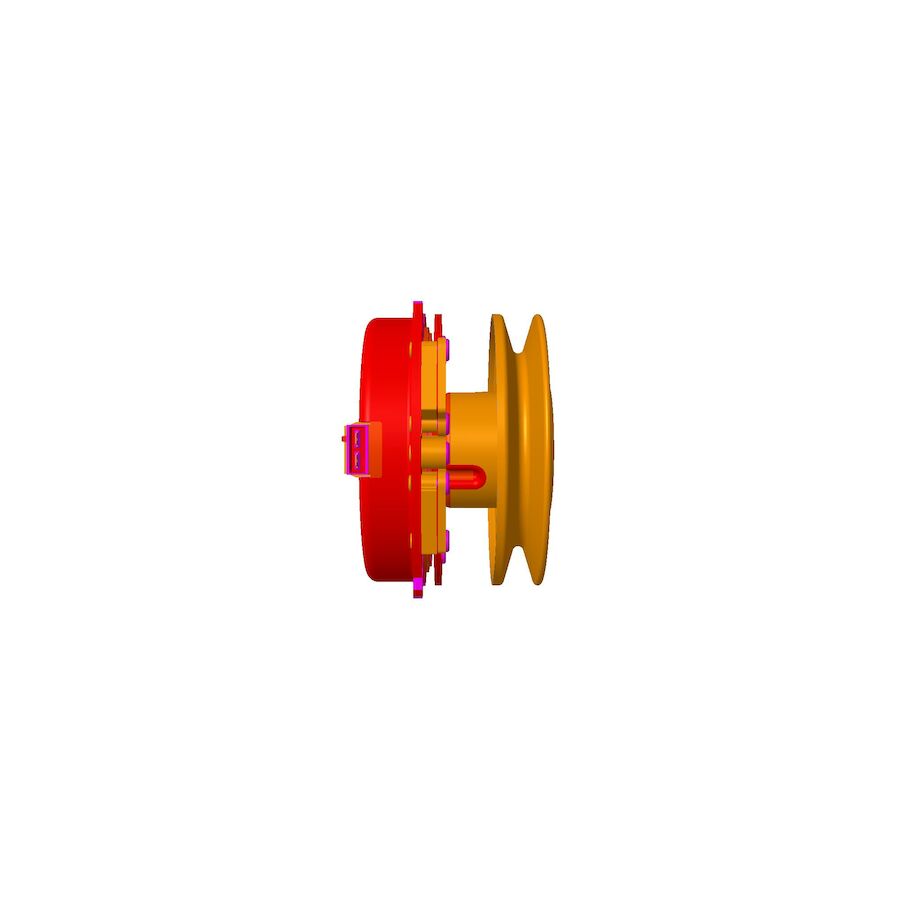 Toro OEM 119-8941 PTO Clutch Fits Early Toro 50" Timecutter ZS, MX and 48", 54", 60" TITAN MX Models.