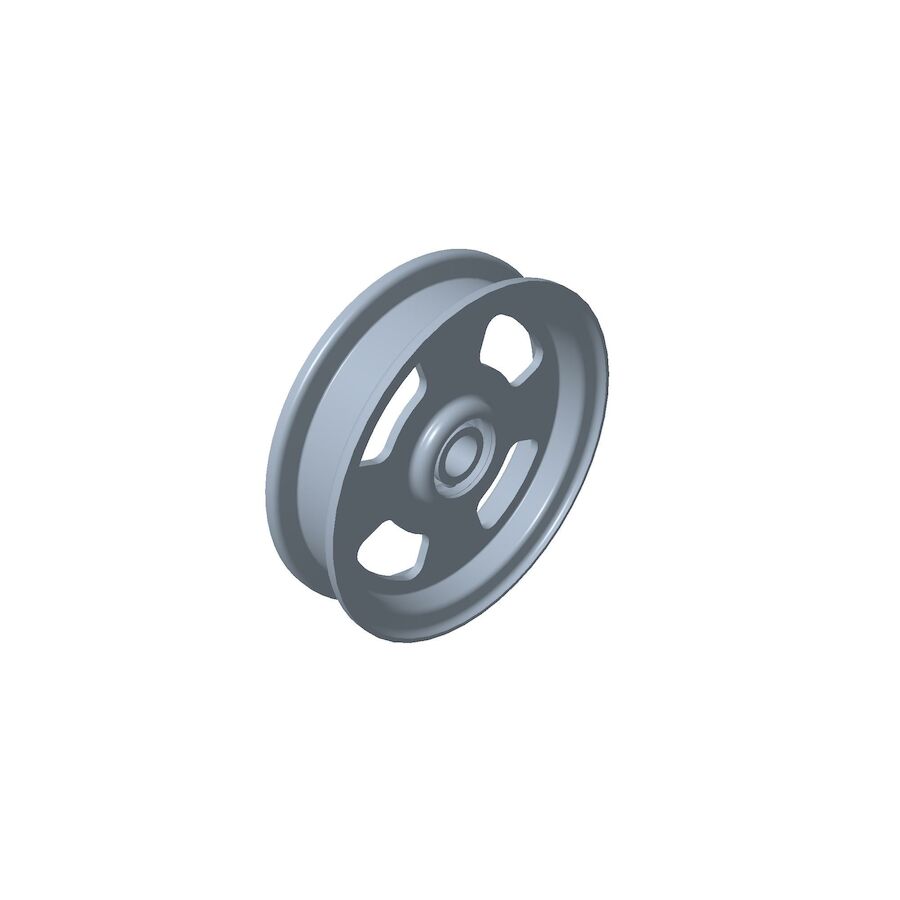 Toro OEM 136-5405 Hydraulic and Mower Deck Flat Idler Fits Current/Late 48" ZMaster 3000, 5000 Models - Current/Late 52" Grandstand Models - 52", 60", 72", Grandstand HDX Models and More....