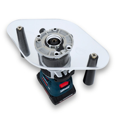 Wood Grain Junkie TrimFit Pro Dual Grip Router Base Plate for Bosch Colt (18V Cordless)