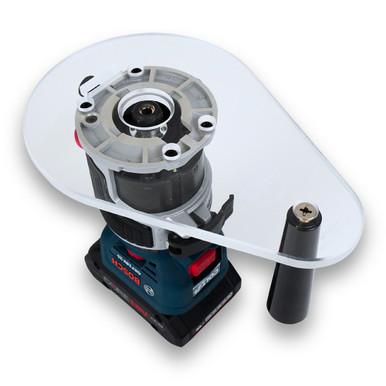 Wood Grain Junkie TrimFit Pro Single Grip Router Base Plate for Bosch Colt (18V Cordless)