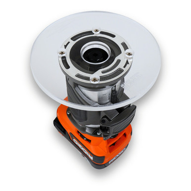 Wood Grain Junkie TrimFit Pro Round Router Base Plate for Ridgid and Ryobi