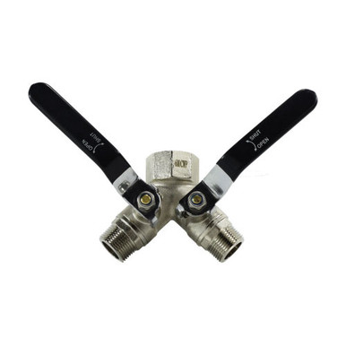 3-Way Wye Non-Vented Ball Valve