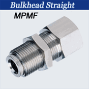 Bulkhead Female- Tube X Thread