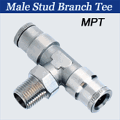 Male Branch Tee- Tube X Thread