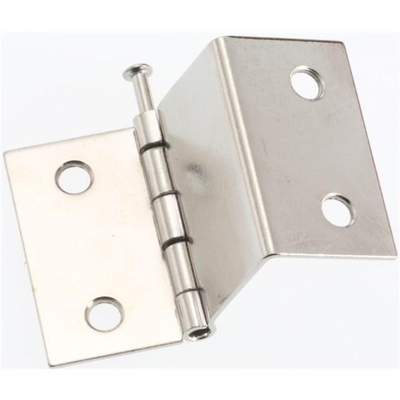 Multi-Purpose Reversing Offset Door Hinge - Loose Pin Or Tight Pin Attaching Method - Multiple Finishes Available - 2 Pack