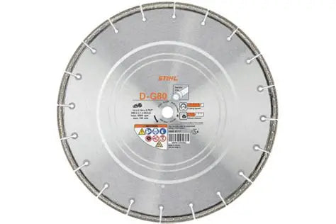 Stihl OEM 0835 070 8000 D-G80 14" Ductile Iron Diamond Wheel