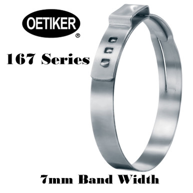 Oetiker Stepless Ear Clamp - 7mm Band Width