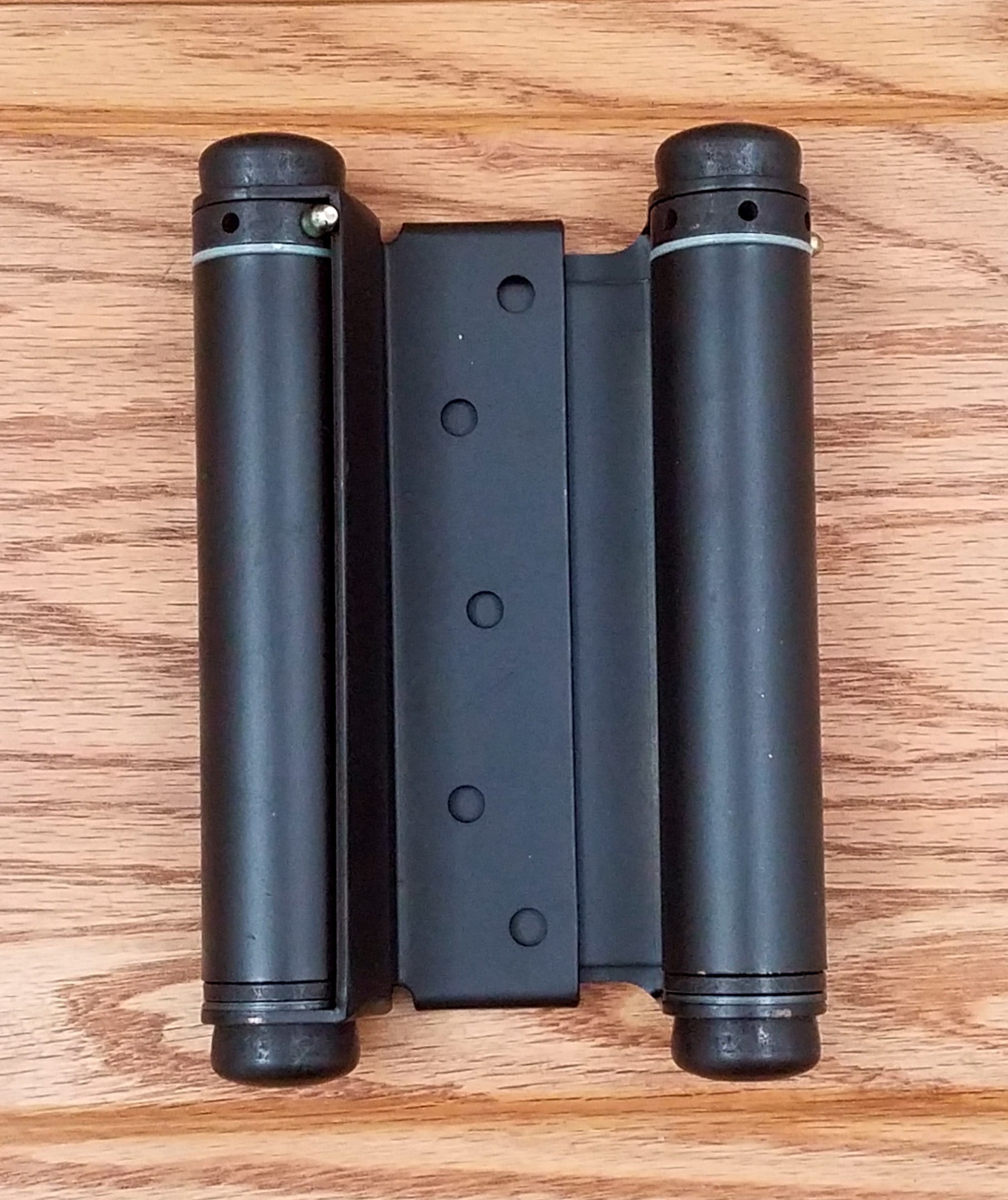 Double Action Spring Hinges - Adjustable - Oil Rubbed Bronze - 4 Inches To 6 Inches