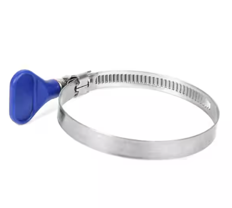 4" HOSE CLAMP KEYED FOR DUST COLLECTION