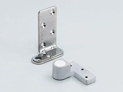 Pivot Hinge - Adjustable For Doors - Matte Chrome Finish - Sugatsune - 2 Pack
