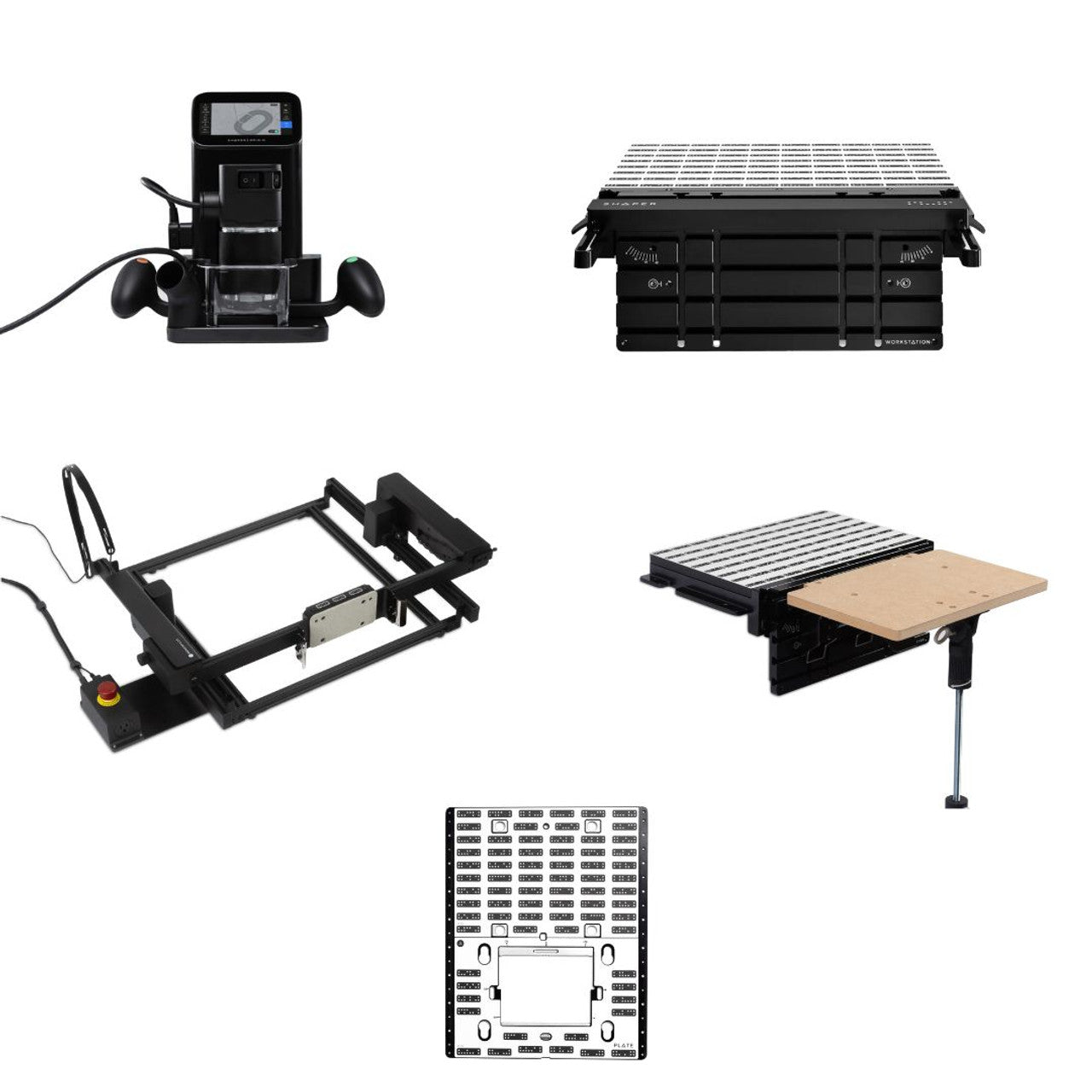 Shaper Origin with Workstation, Plate, BenchPilot, and Shelf Upgrade Kit