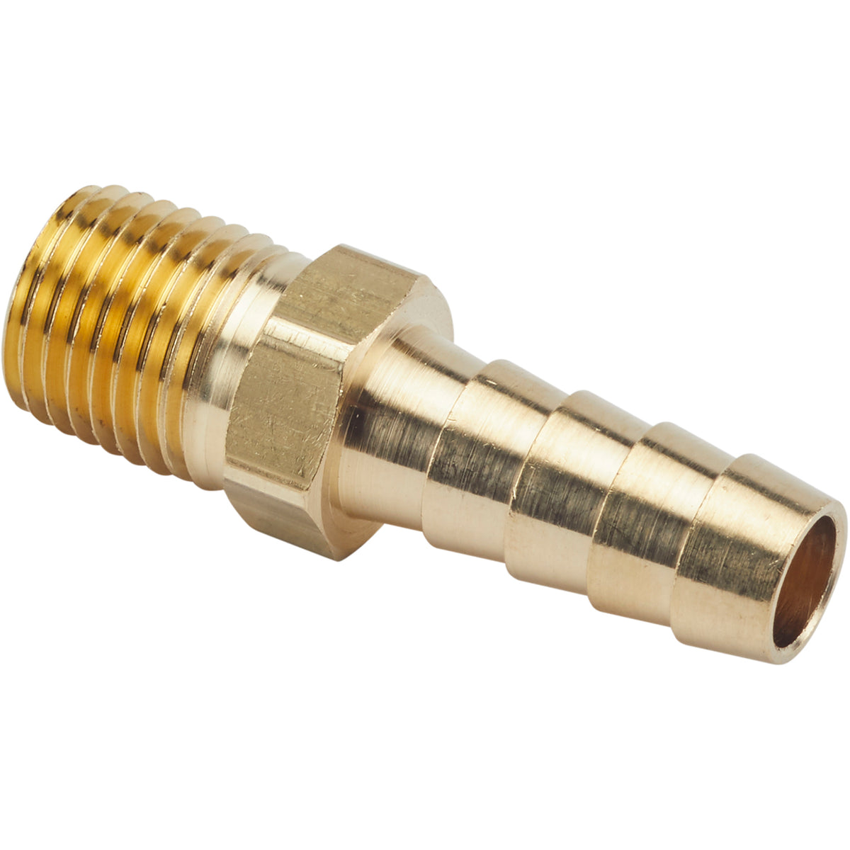 1/4" MNPT 3/8" ID Hose End Fitting
