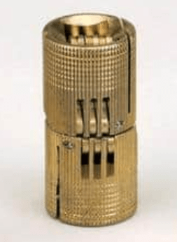 Invisible Barrel Hinges - Solid Brass - 12 mm - For Min Thick Door 5/8 Inch