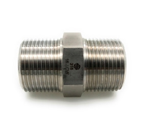 Stainless Hex Pipe Nipple-MNPT X MNPT