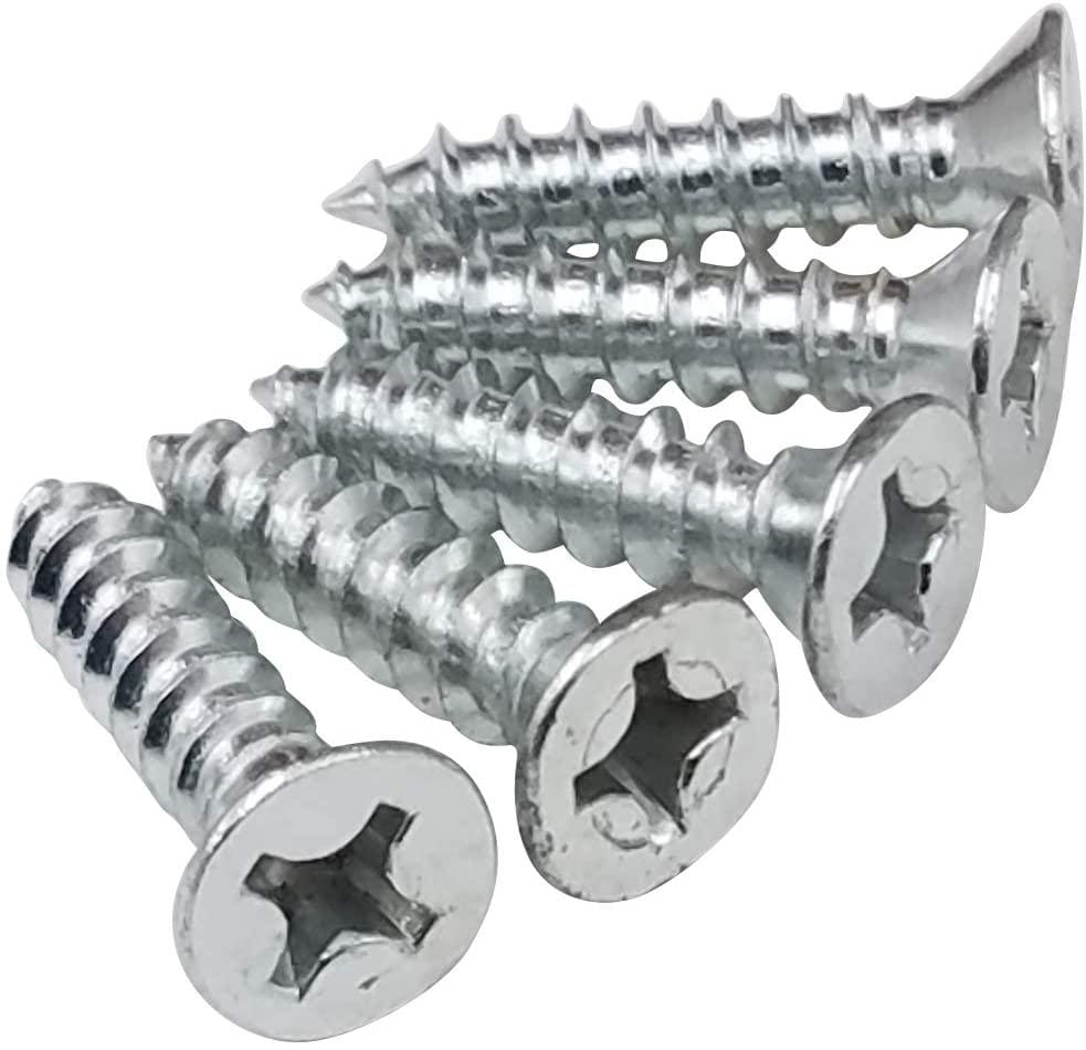 #12 X 1-1/4" Inch - Commercial Hinge Wood Screws - Multiple Finishes