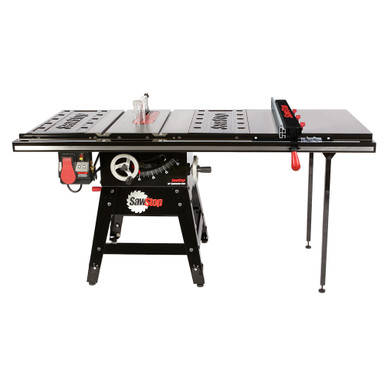 SawStop CNS175-ATGP36 Contractor 1.75HP Saw with 36 inch Professional T-Glide Advance Fence, Rails & Extension Table
