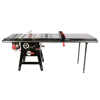 SawStop CNS175-ATGP52 Contractor 1.75HP Saw with 52 inch Professional T-Glide Advance Fence, Rails & Extension Table