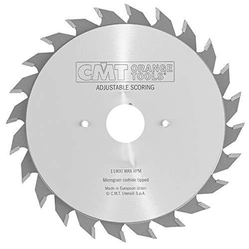 CMT 289.120.24H INDUSTRIAL SCORING ADJUSTABLE 120x2.8-3.6x20mm T=12+12 FLAT
