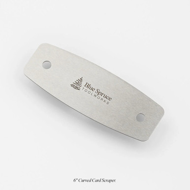 Blue Spruce Toolworks CRDSCRP-CRV Card Scraper Curved