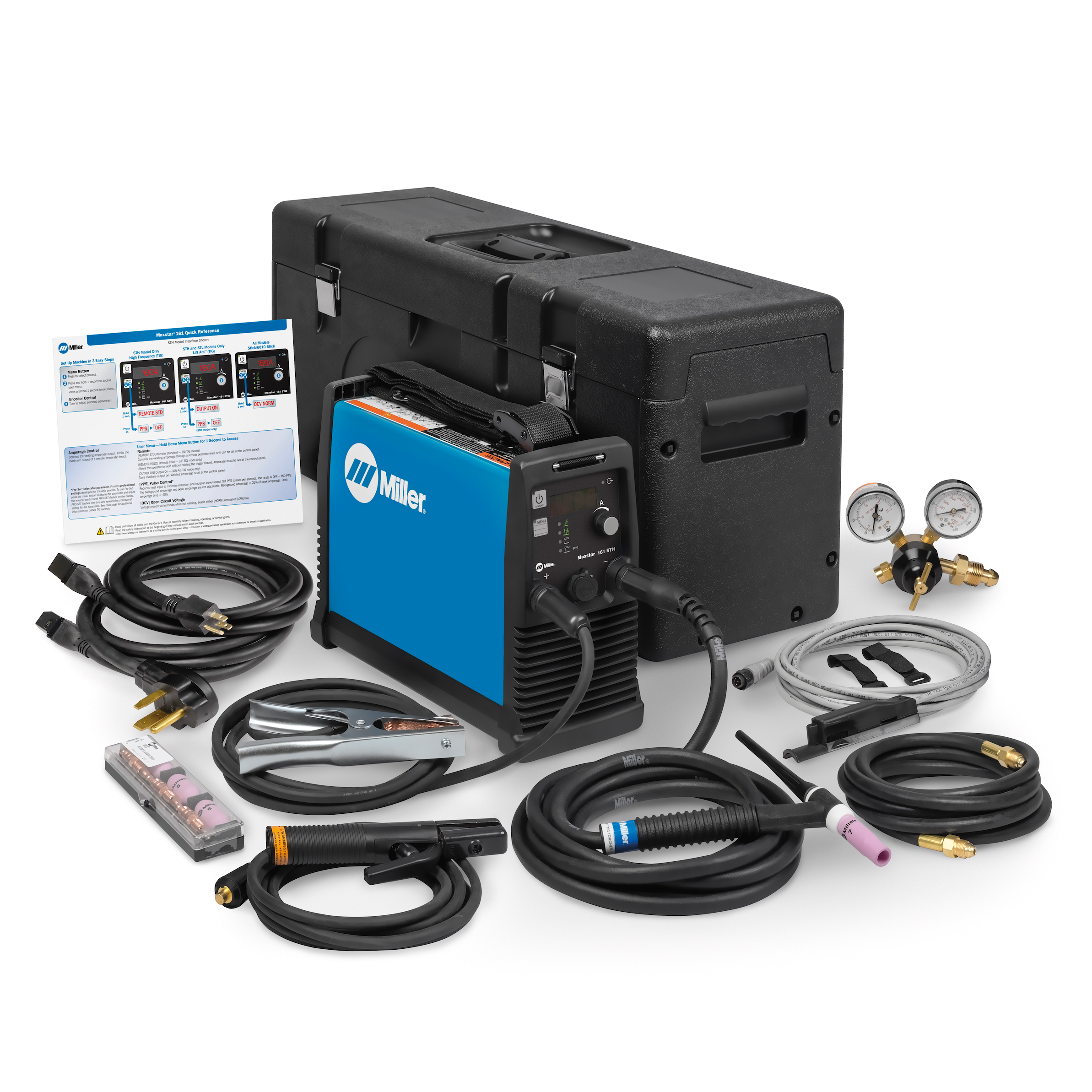 Miller Maxstar 161 STH TIG/Stick Pkg w/ Fingertip Control - 907711001