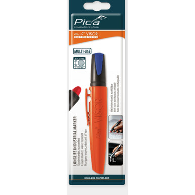 Pica 991/41/Sb Visor Permanent Refills, Blue, 4 Pc/Box, Blister-Version