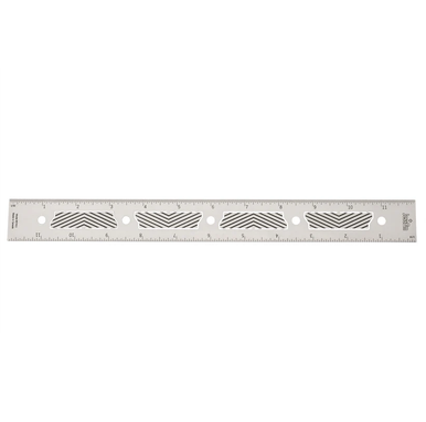 JessEm 07411 12 Inch Stainless Ruler