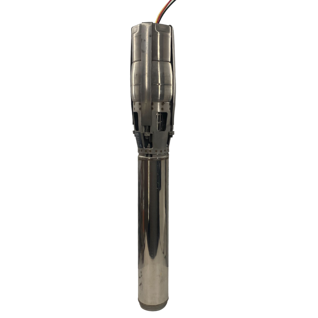 RPS 5HP 150RPS50, Up to 120ft Head, 120 to 195GPM, 5HP Submersible Pump End + 5HP 220V Motor + Starter Box