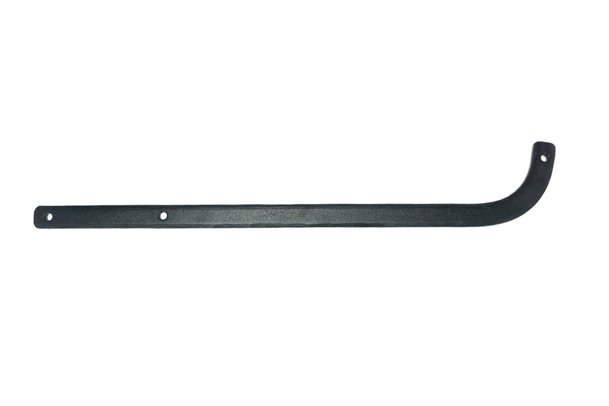 Sill Mount Set for Forged Steel Shutter Dogs - Black Powder Coat - Sold in Pairs