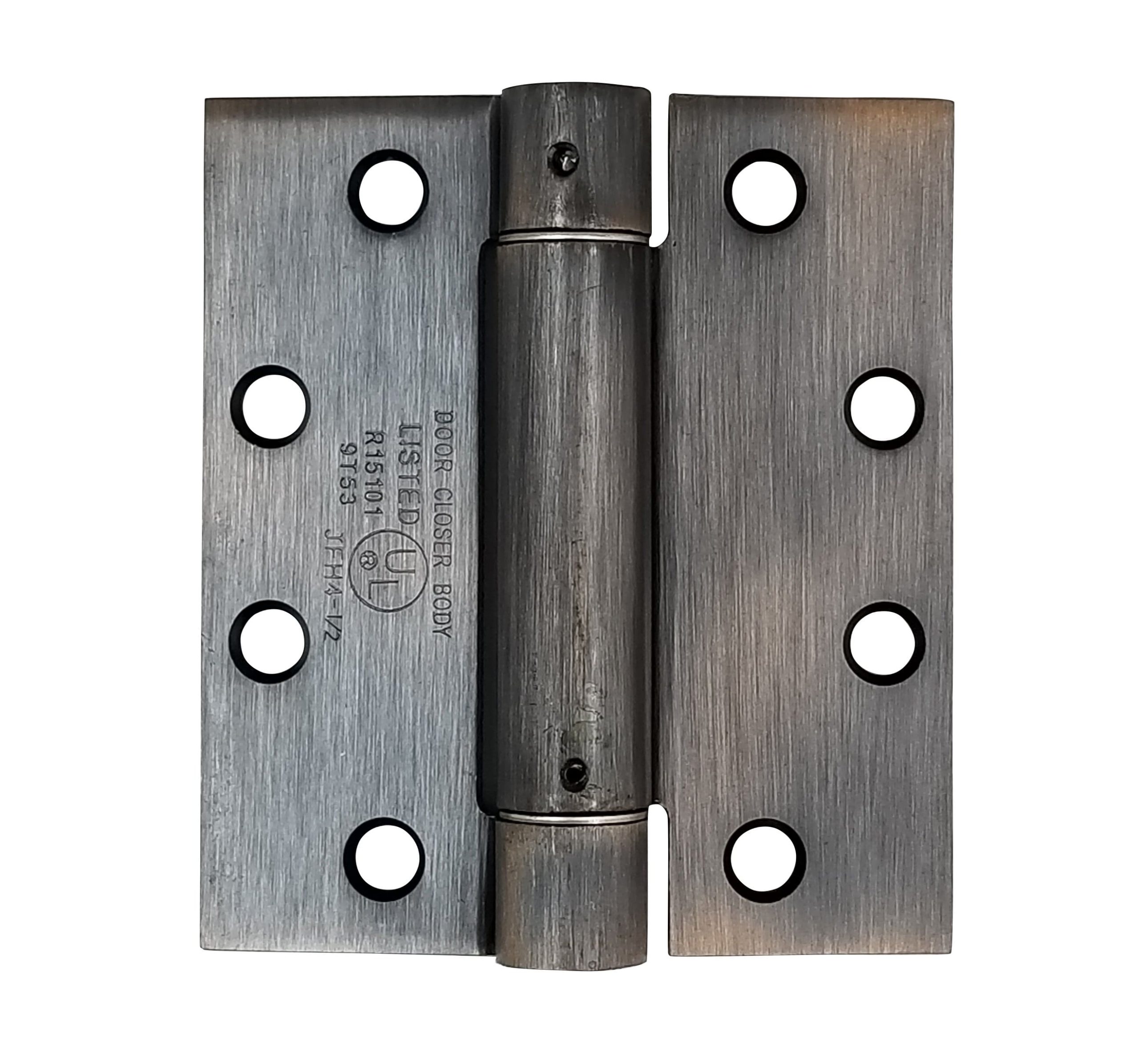 Spring Hinges - 4.5" X 4" Square Corners - Multiple Finishes Available - 2 Pack
