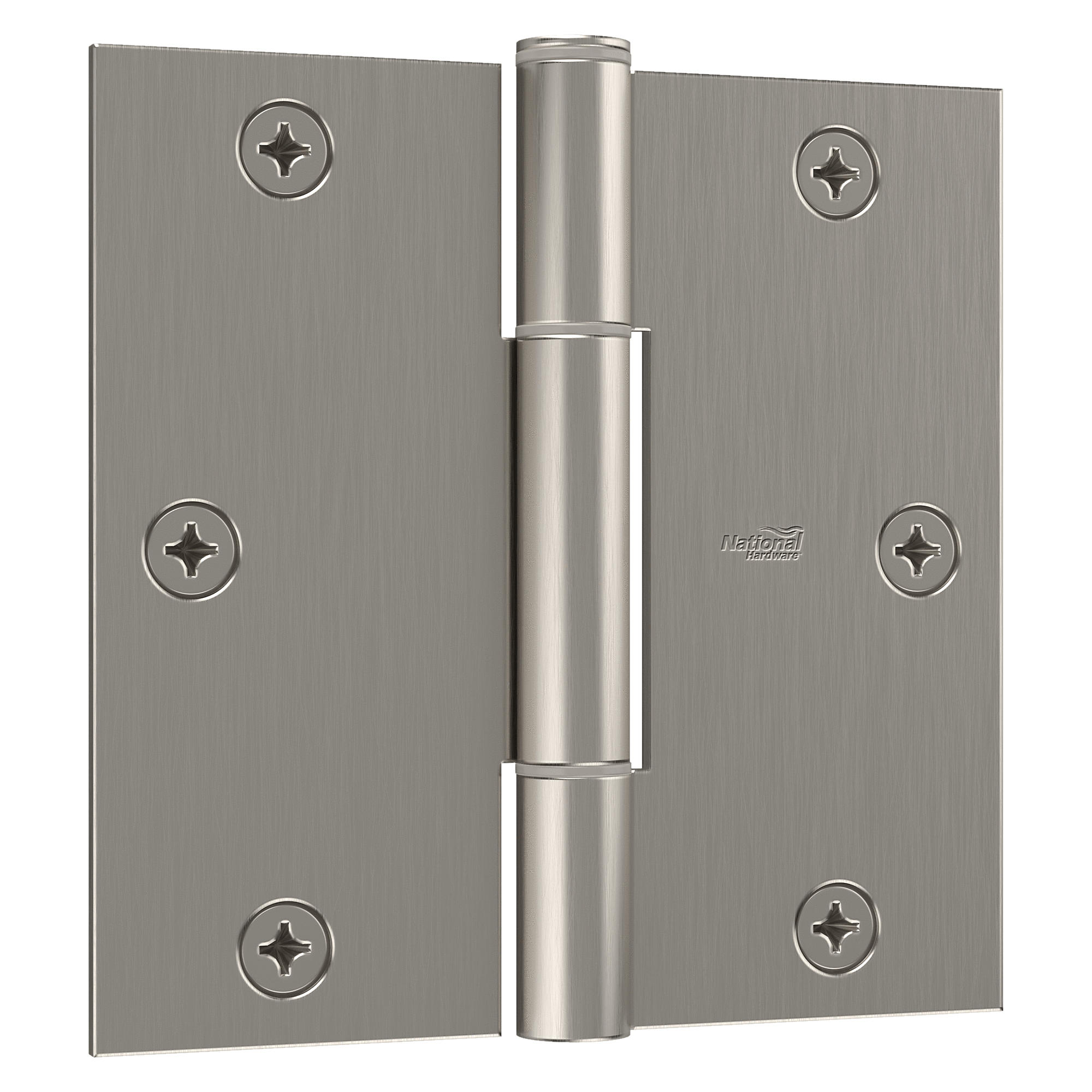 Squeak Free Interior Door Hinges - 3.5" Inch Square - Multiple Finishes Available - 3 Pack