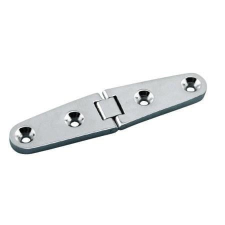 Stainless Steel Marine Flush Strap Hinges 4" or 6" - Sold Individually