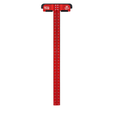 Woodpeckers TS-32-20 Precision Woodworking T-Square - 32 Inch with Rack-It