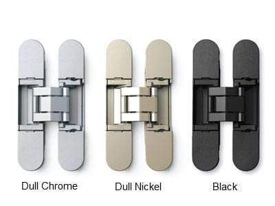 Three-Way Adjustable Compact Concealed Cabinet Hinge - Multiple Finishes Available - Sold Individually