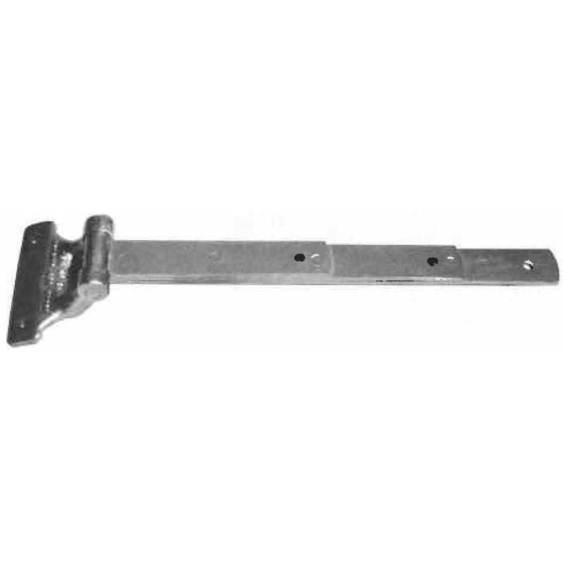 Truck / Trailer Hinges - 1-3/4" Inch Radius Corner - 16" Inch - Zinc Plated - Sold Individually