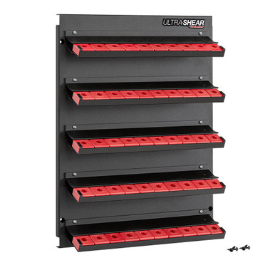 Woodpeckers USRBCAB Ultra-Shear Router Bit Storage Panel - Includes 50 RackBit Bases
