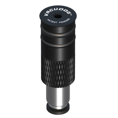 VACUDOG VAC-20-BLK Assembly, Anodized Aluminum - Black, Fits 20 mm Bench Dog Holes