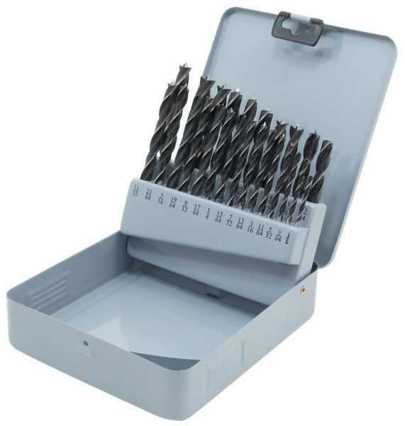25 PC BRAD POINT BIT SET